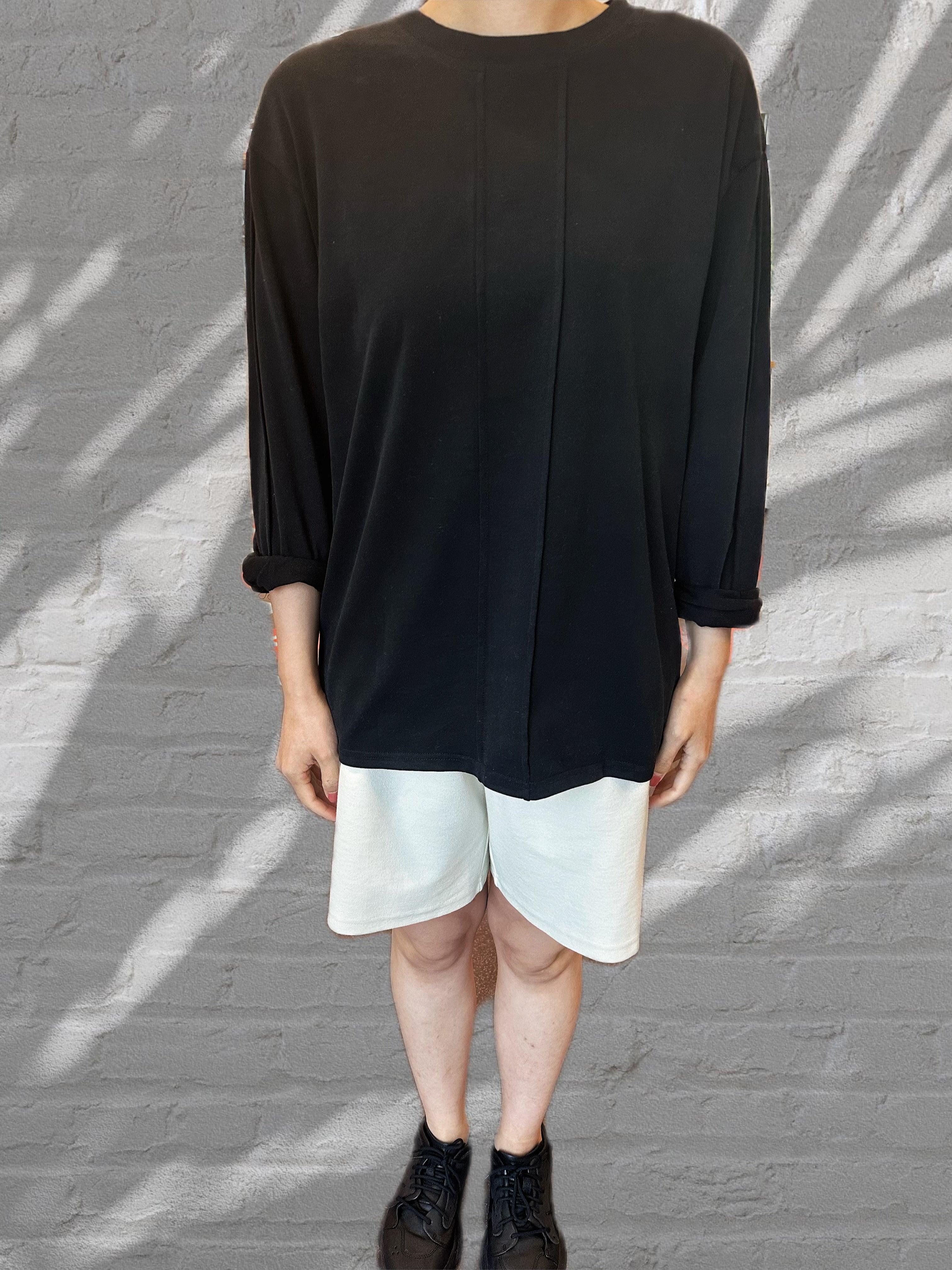 T-shirt à manches longues - Noir