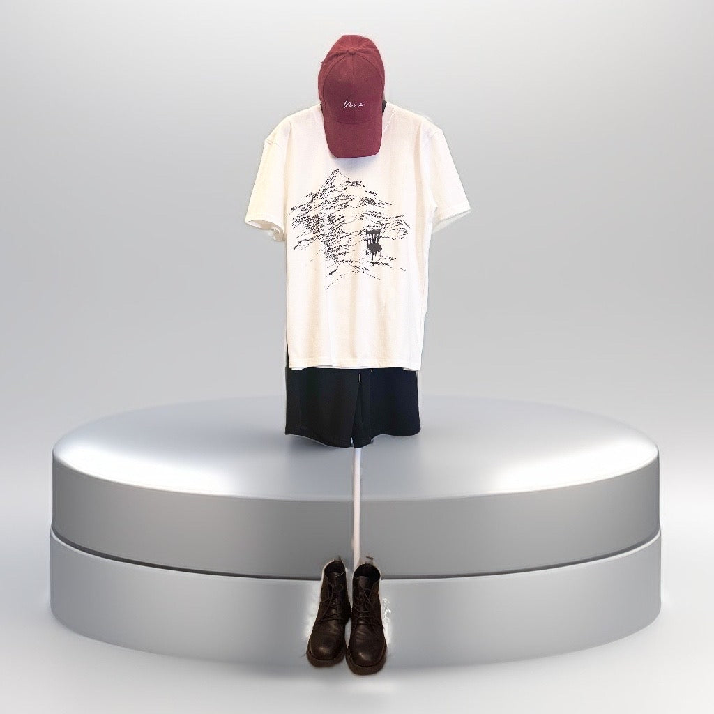 Mountain T-shirt- White