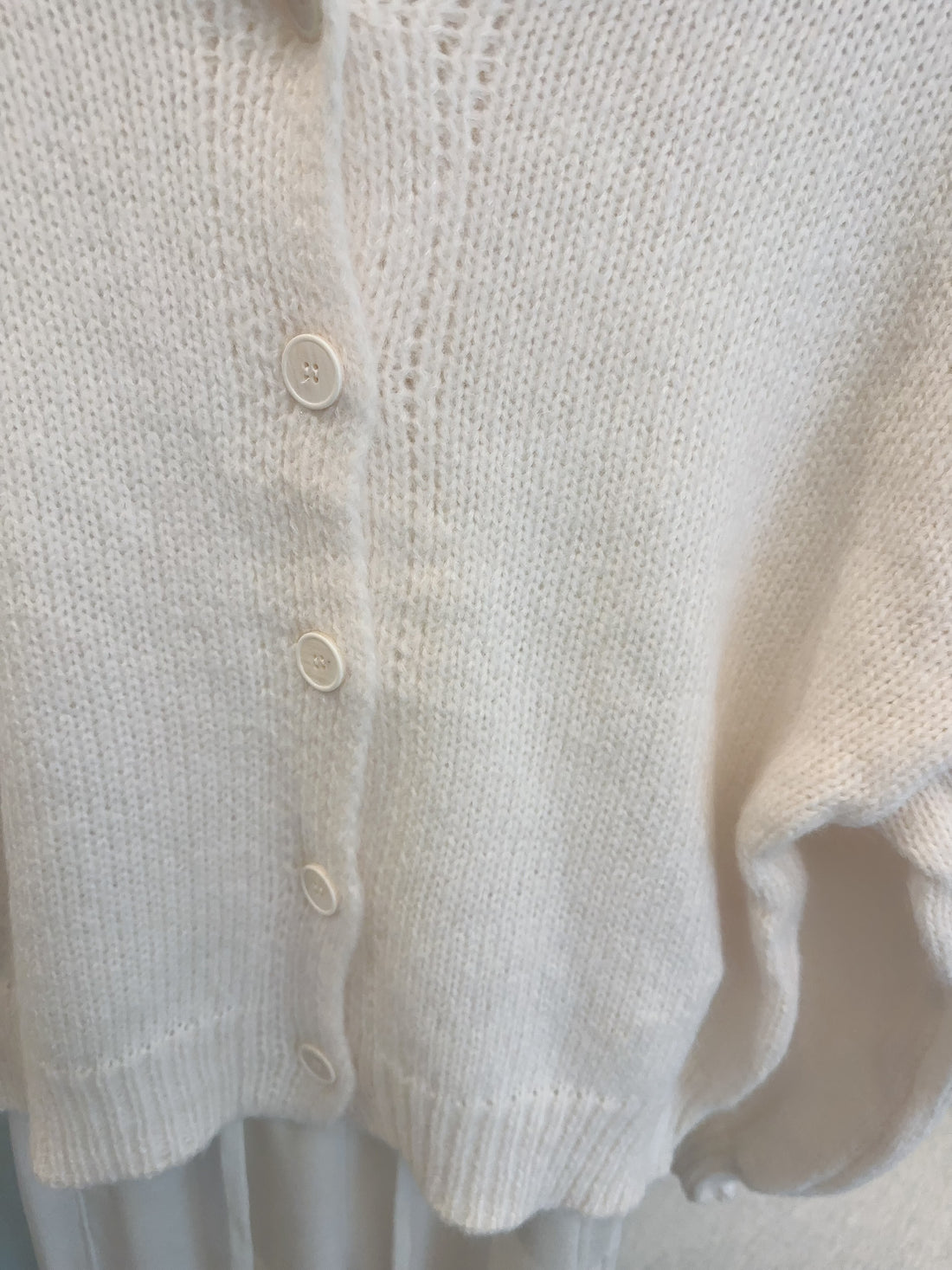 Cardigan- Beige Yellow | Cardigans & Sweaters for Women | Tiffix