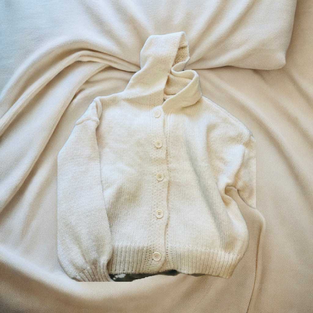 Cardigan- Beige Yellow | Cardigans & Sweaters for Women | Tiffix