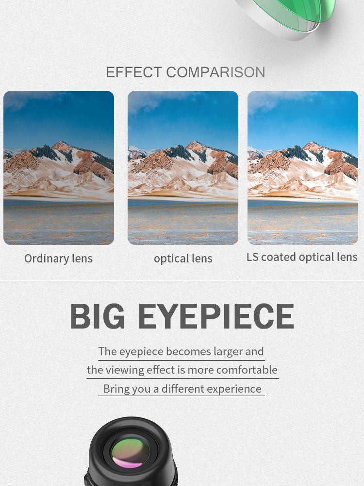 Night 2000 meters telescope lens coating BAK4 prism