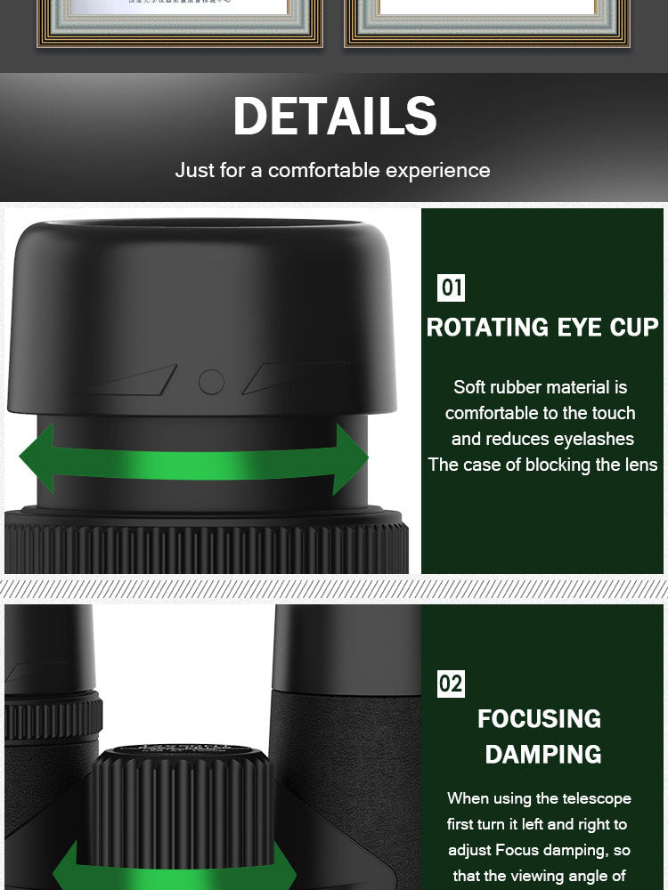 Night 2000 meters telescope lens coating BAK4 prism