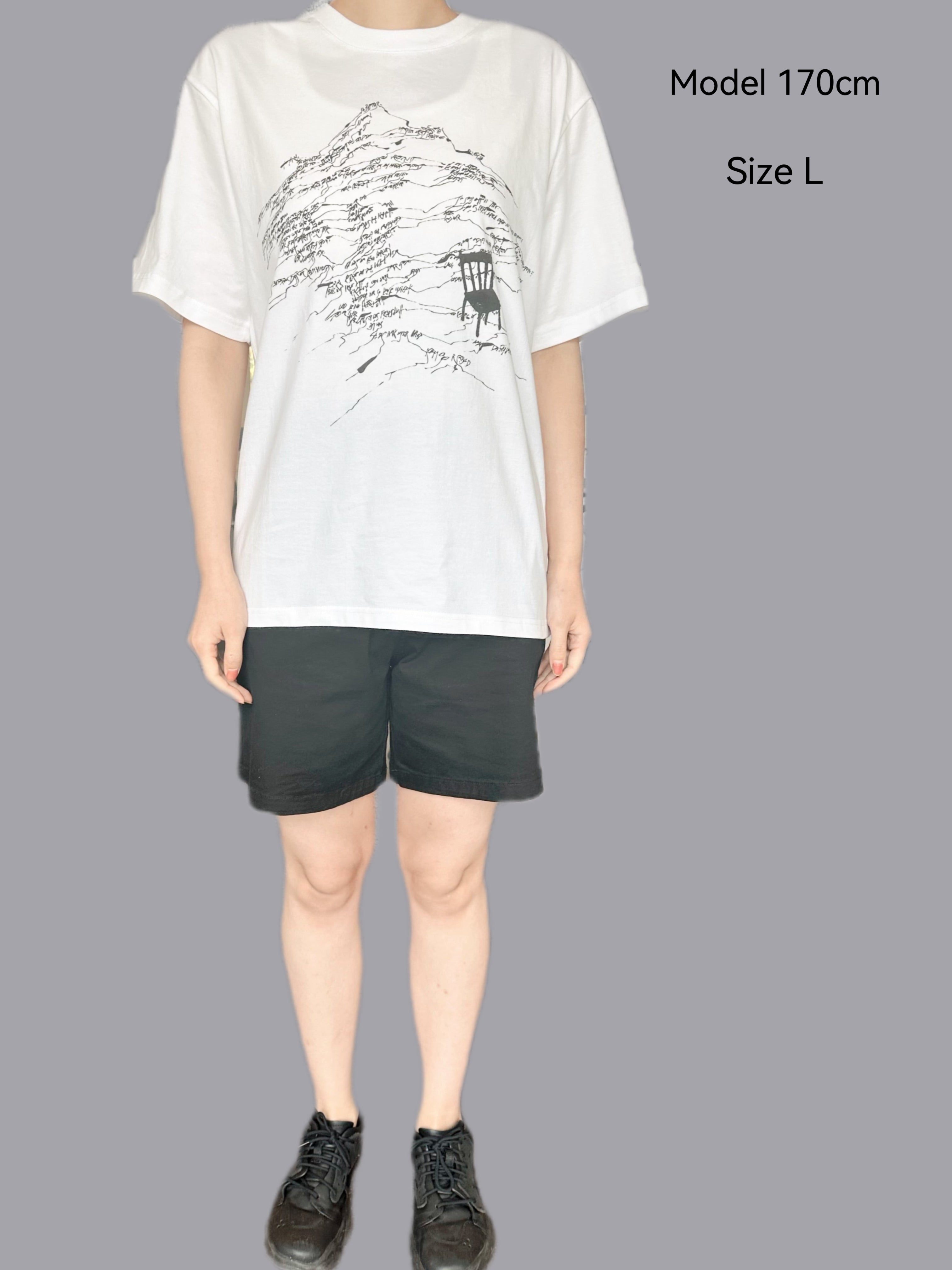Mountain T-shirt- White
