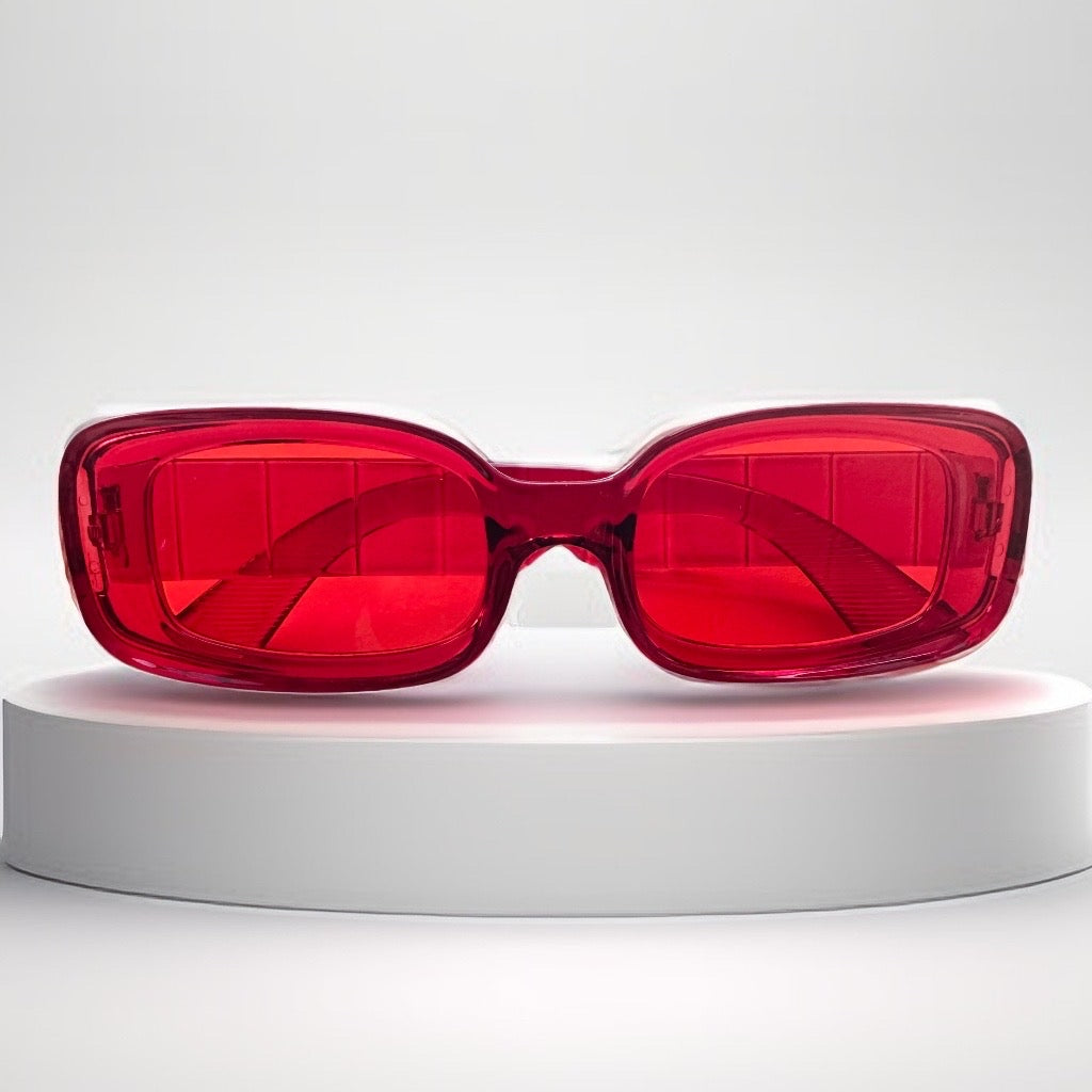 Tiffix Style 1 Sunglasses- Transparent Red