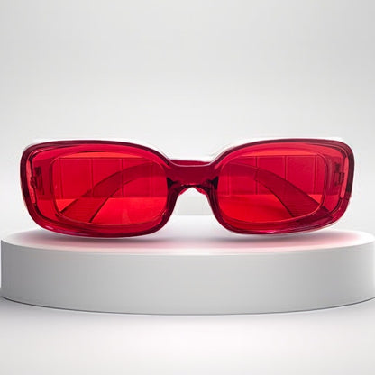 Lunettes de soleil Tiffix Style 1 - Rouge transparent