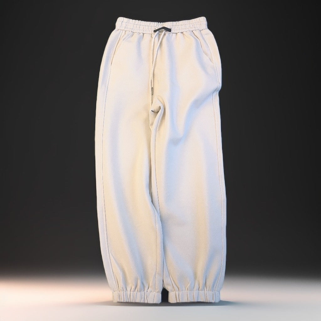 Pantalon Sport - Gris Cassé Blanc