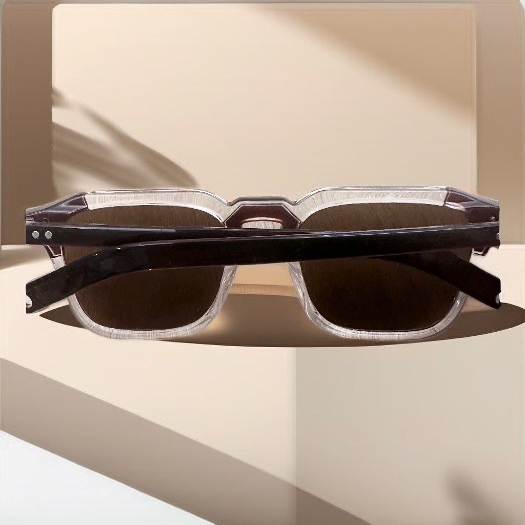 Tiffix Style 16 Sunglasses- Transparent Brown Unisex