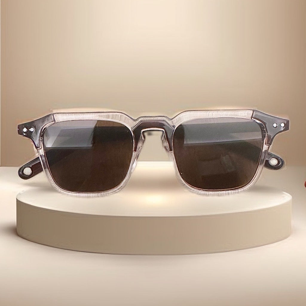 Lunettes de soleil Tiffix Style 16 - Marron transparent