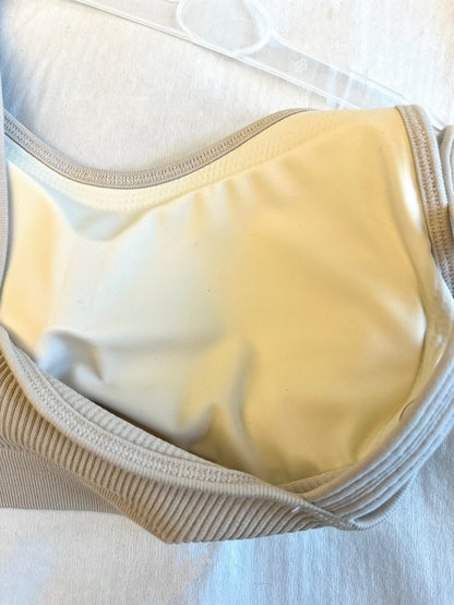 Reggiseno sportivo-Grigio Verde