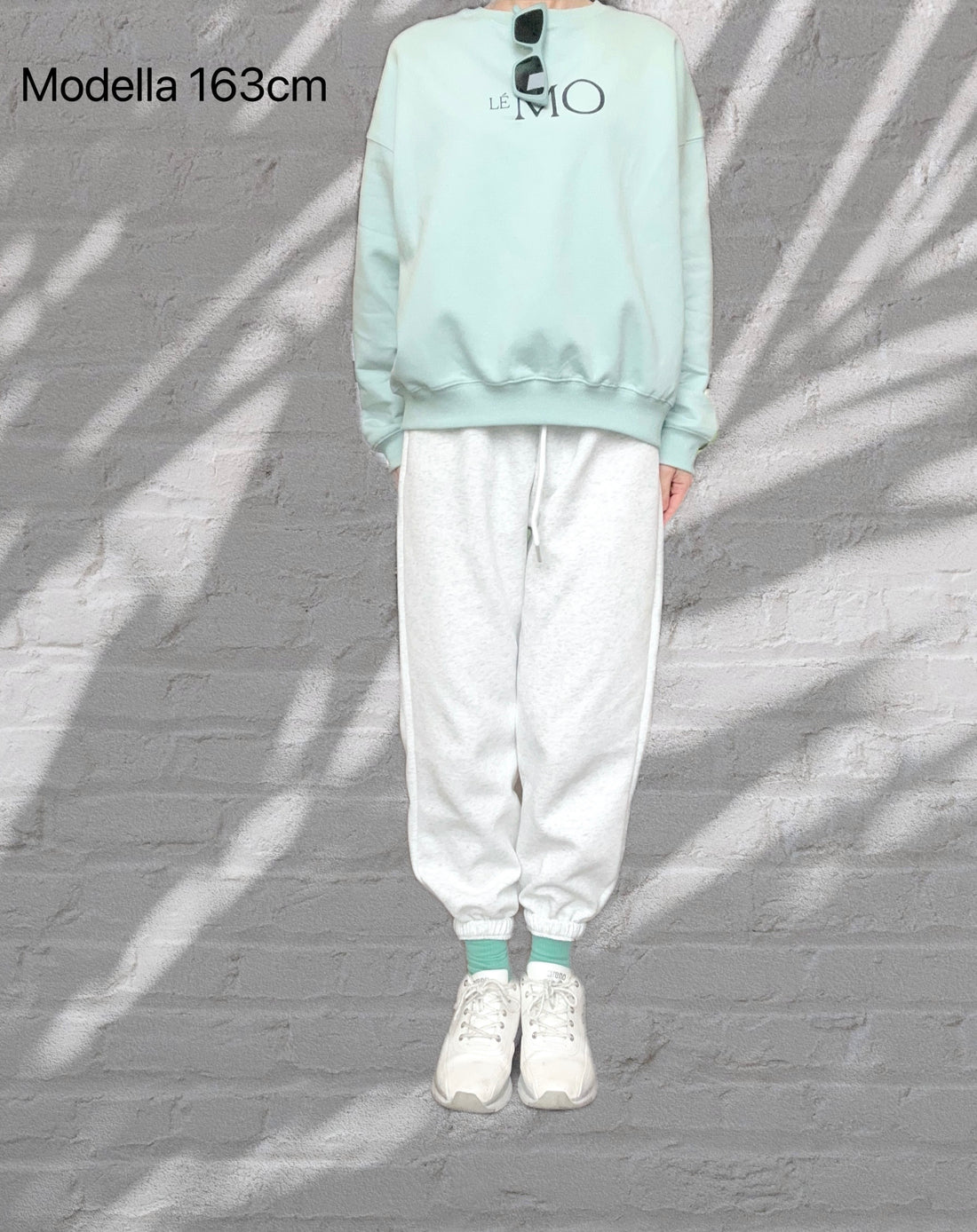 Le-Mo Sweater- Mint Green Sweatshirt