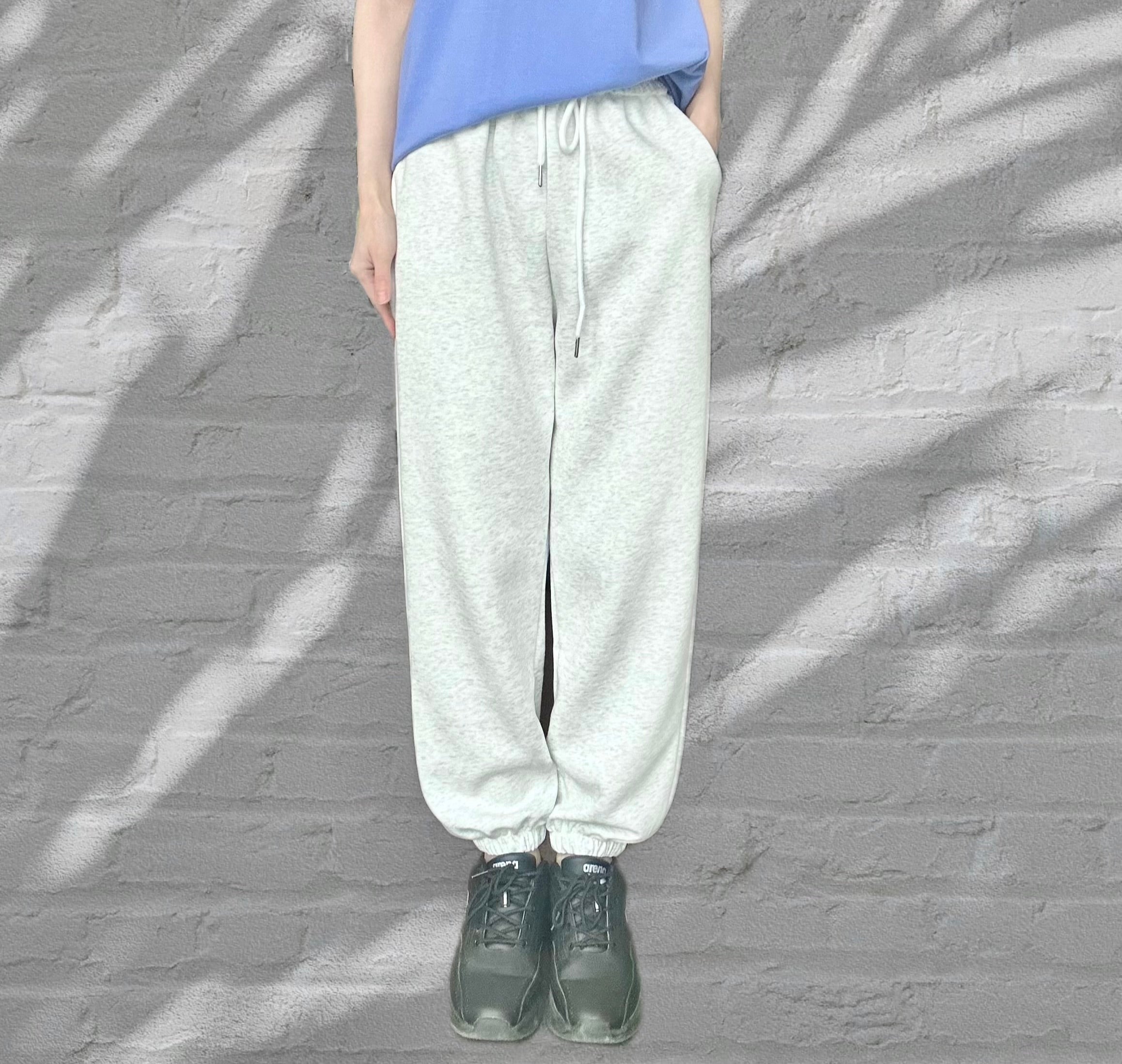 Sport Pants- White Grey