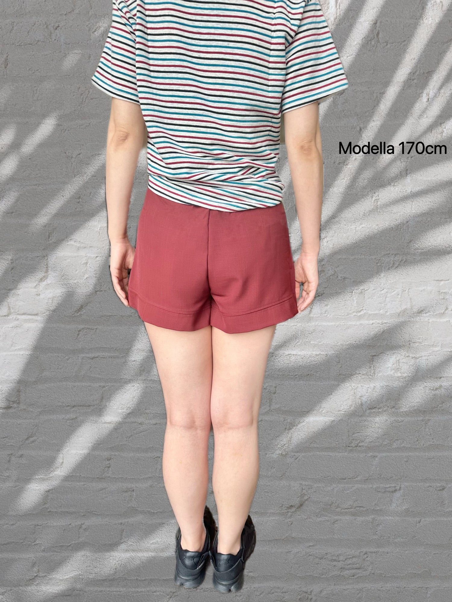 Red And Blue Striped T-shirt