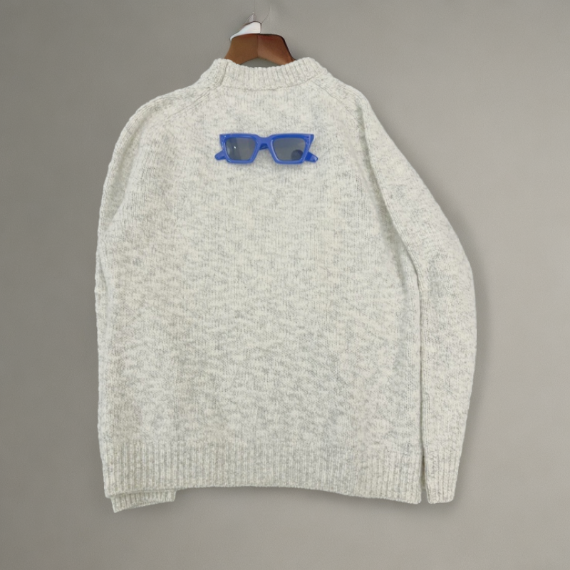 Wool Sweater- Light Gray