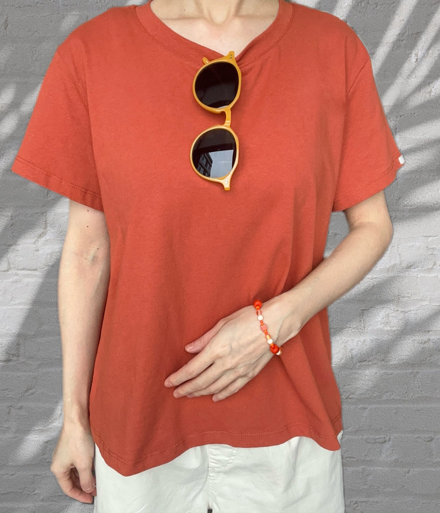 T-shirt-Rosso Zucca