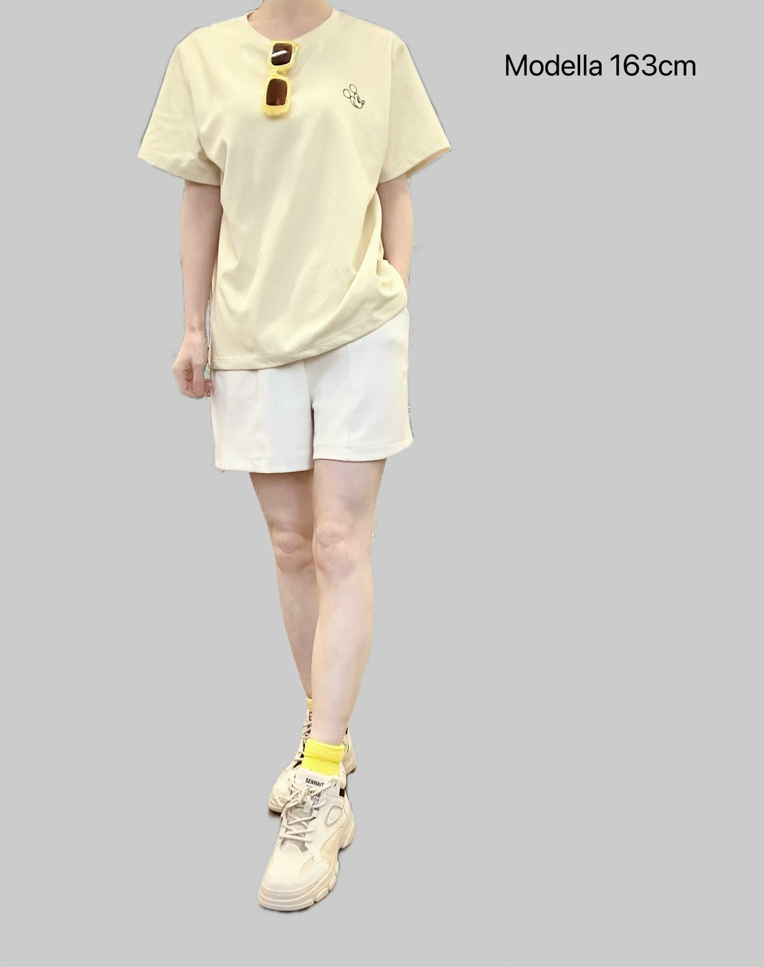 Mickey T-shirt- Pale Yellow