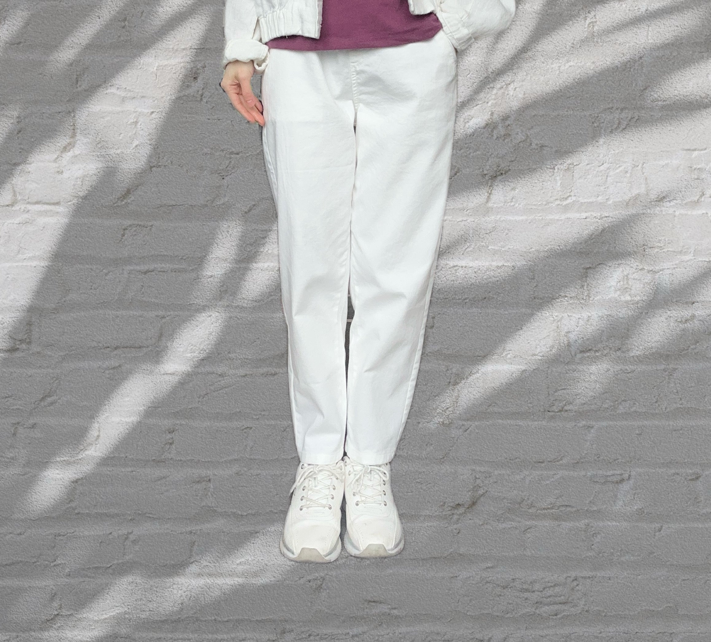 Pantaloni: bianco crema