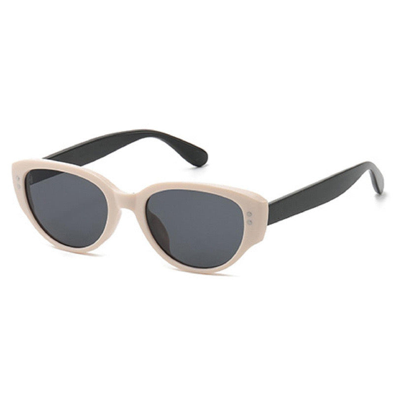 Tiffix Style 29 UV400 Sunglasses- Cream/Black Unisex