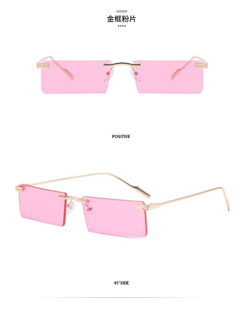 Tiffix Style 37 UV Protection Sunglases- Light Pink Lenses