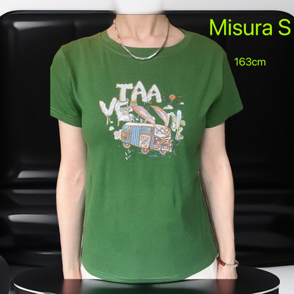 T-shirt di design - Verde