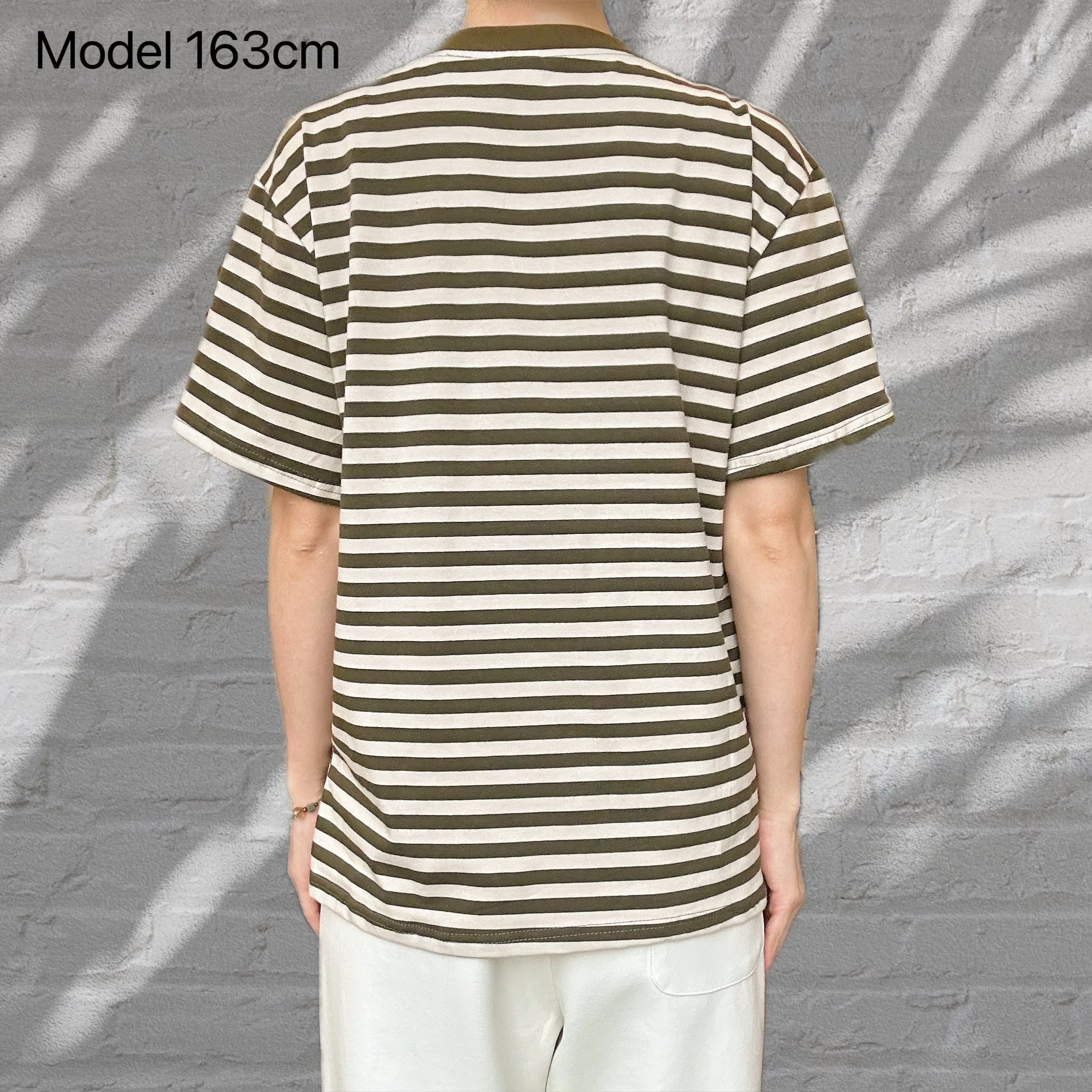 T-Shirt- Green Striped