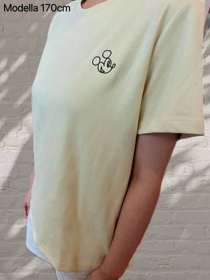 T-shirt Mickey - Jaune Pâle