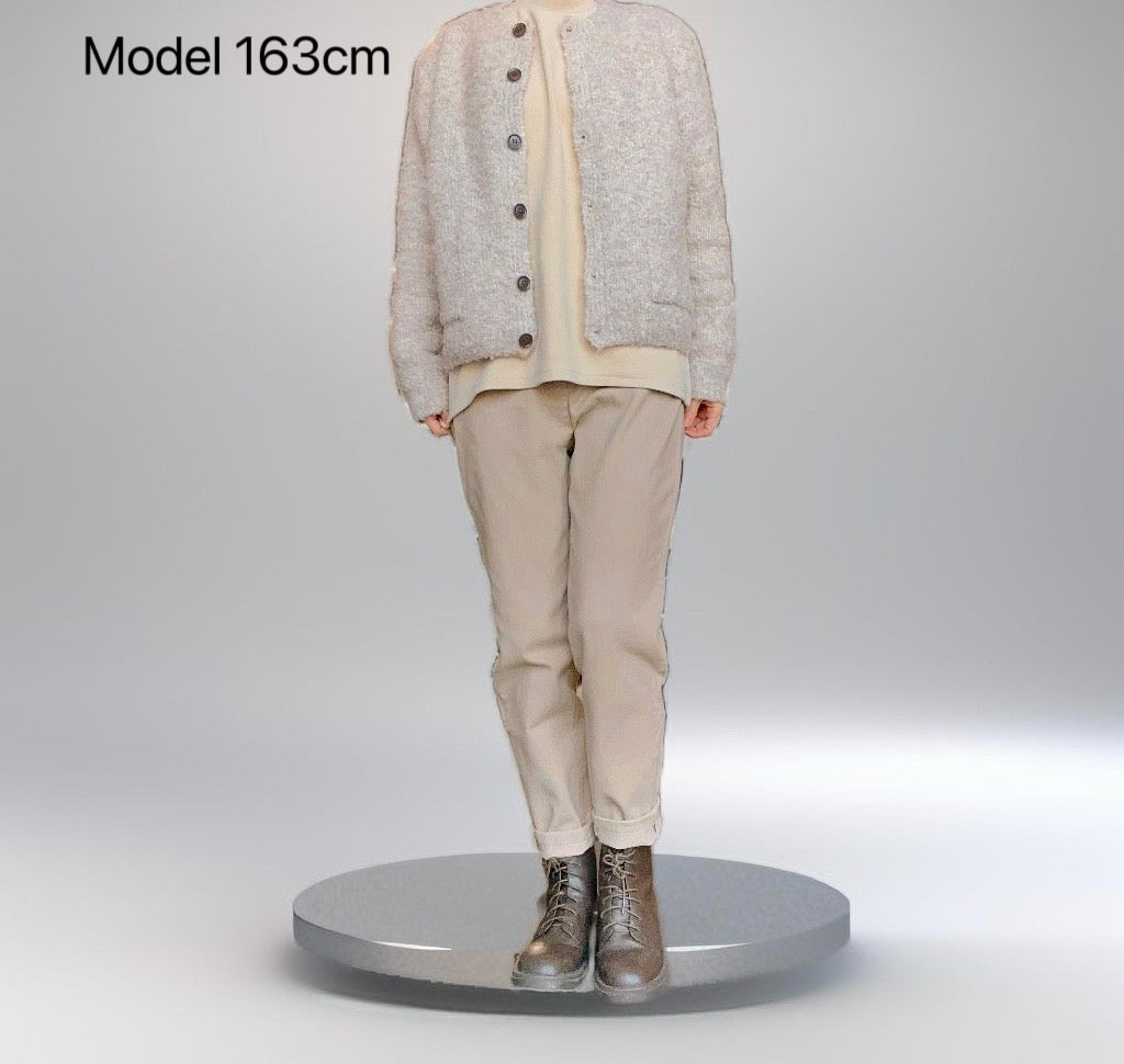 Cardigan: beige scuro