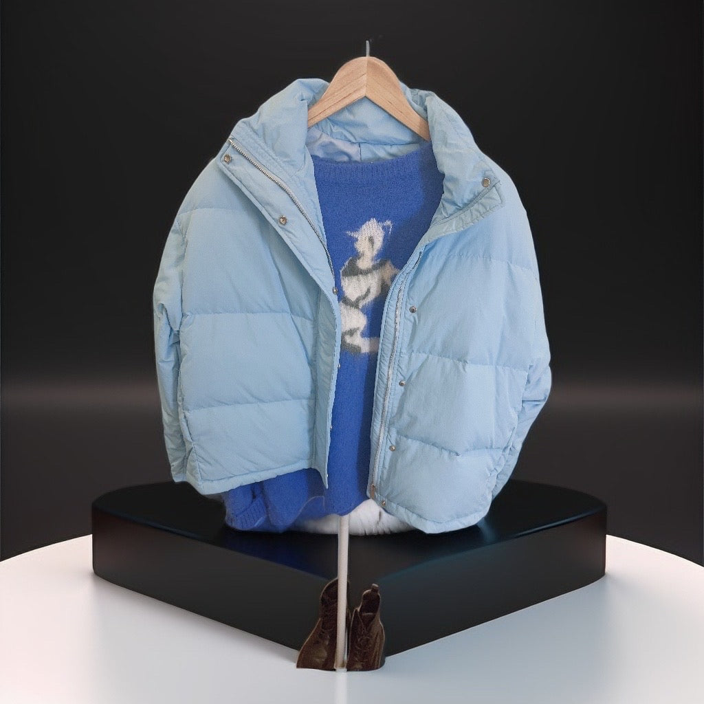 Down Jacket- Baby Blue