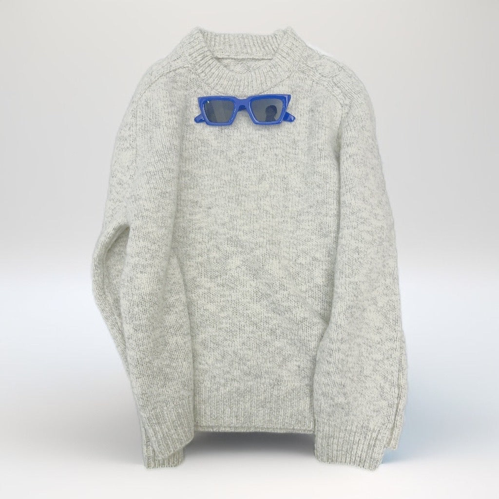 Wool Sweater- Light Gray