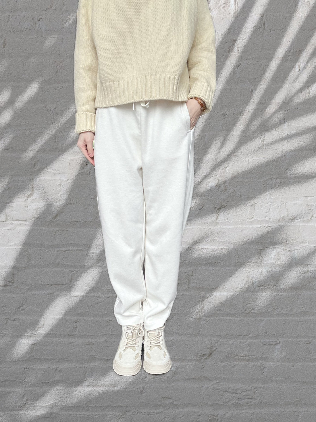 Wool Pants- White