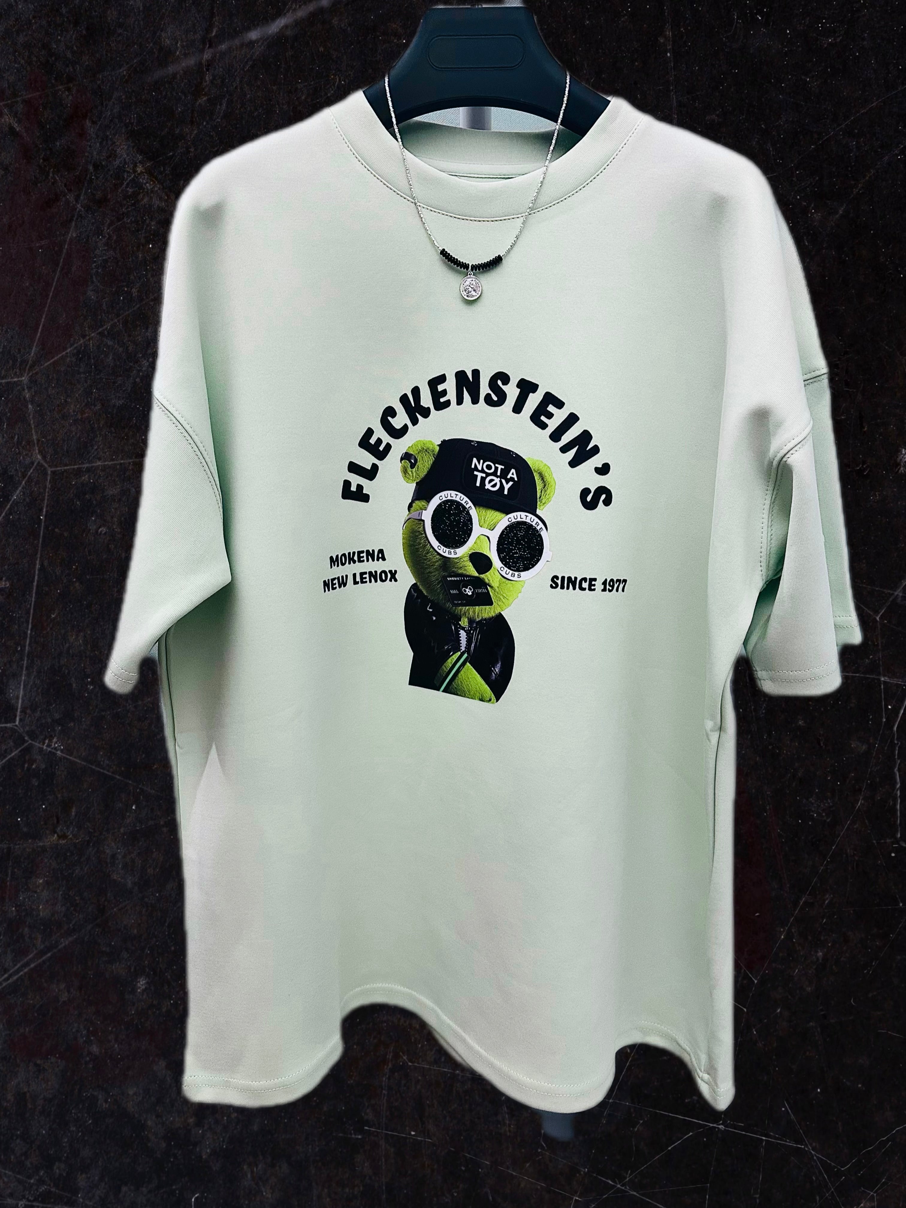 T-shirt dal design spesso - Verde chiaro