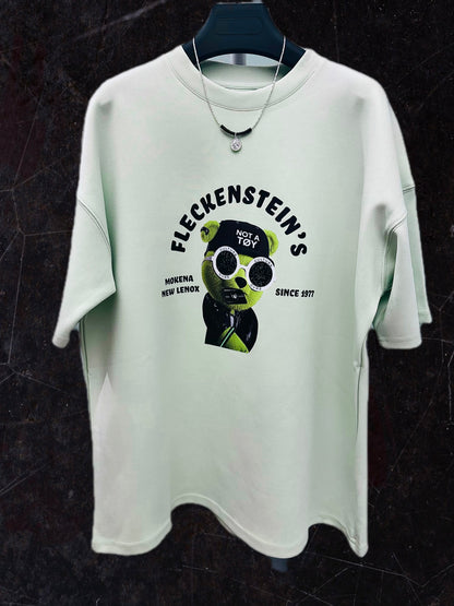 Thick Design T-shirt- Light Green