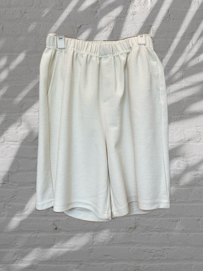 Short en coton de haute qualité - Beige