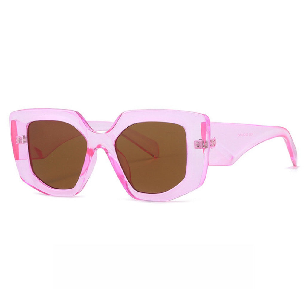 Tiffix Style 40 UV 400 Sunglassess- Transparent Pink