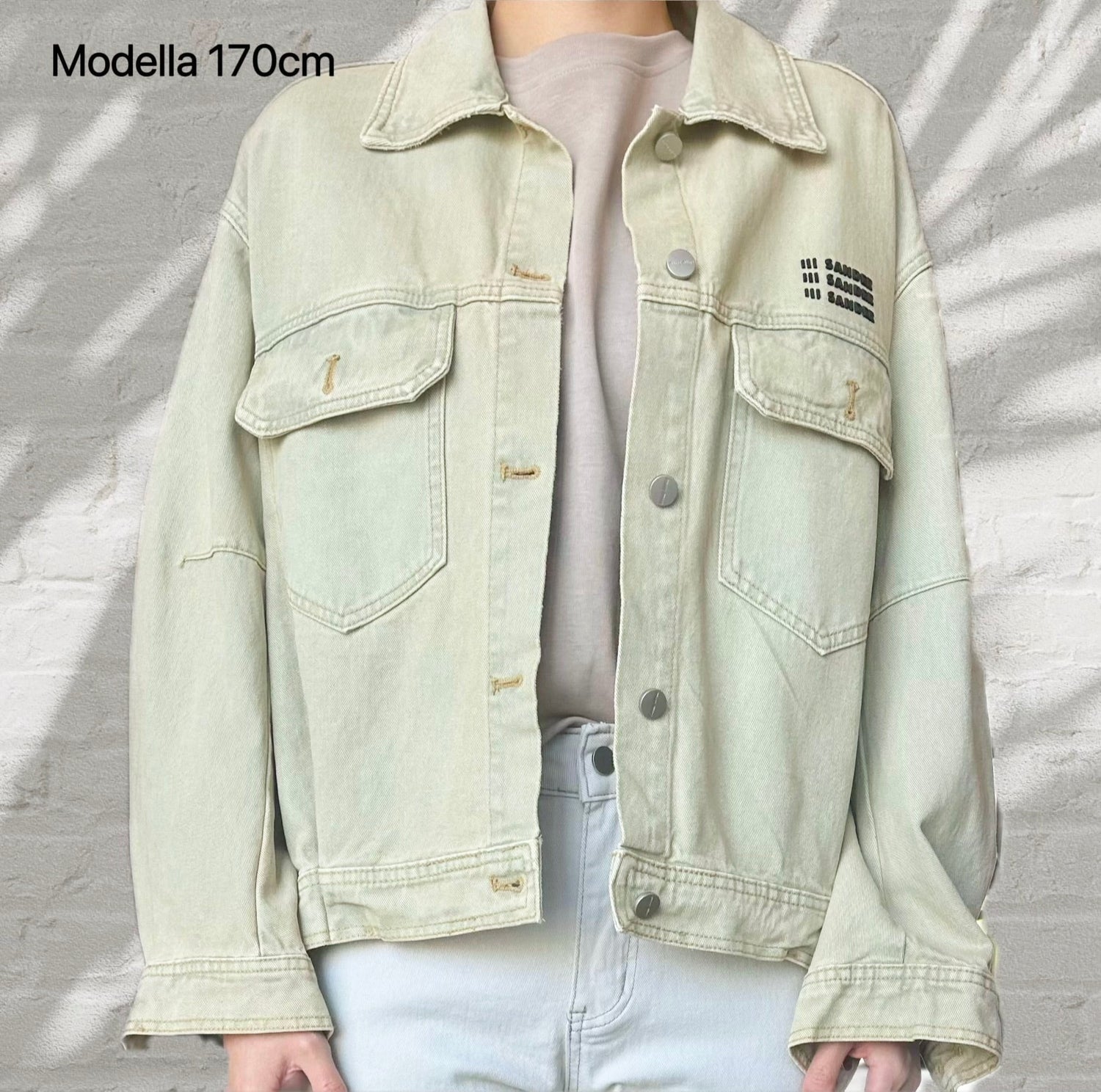 Denim Jacket- Limestone Green