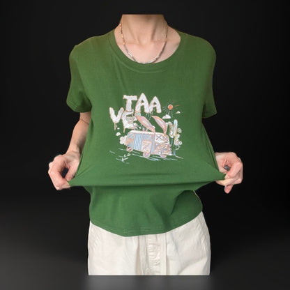 T-shirt di design - Verde