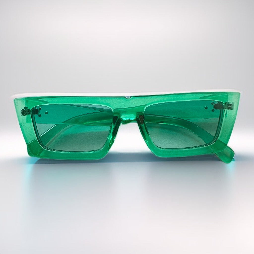 Tiffix Style 17 Sunglasses- Transparent Green