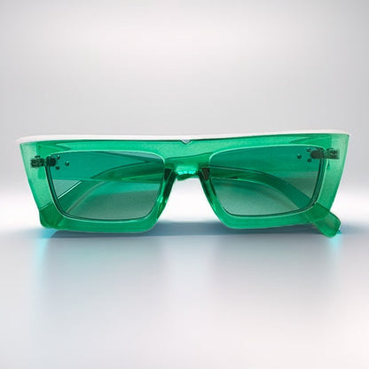 Tiffix Style 17 Sunglasses- Transparent Green