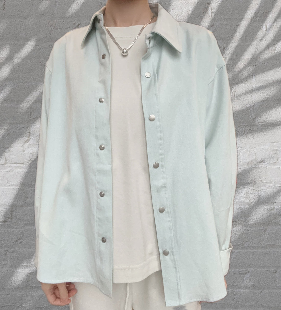 Shirt- Mint Blue