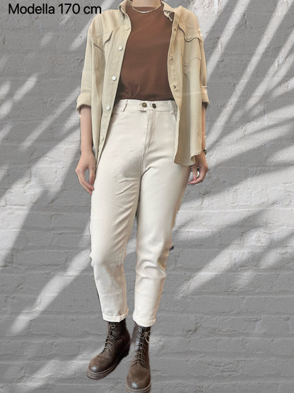 Buttoned Shirt- Light Khaki