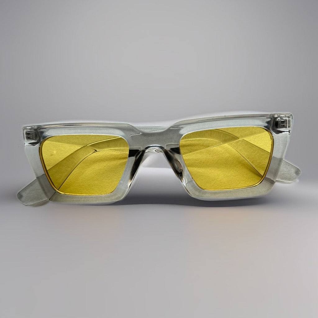 Lunettes de soleil Tiffix Style 15 - Gris transparent (verres jaunes)