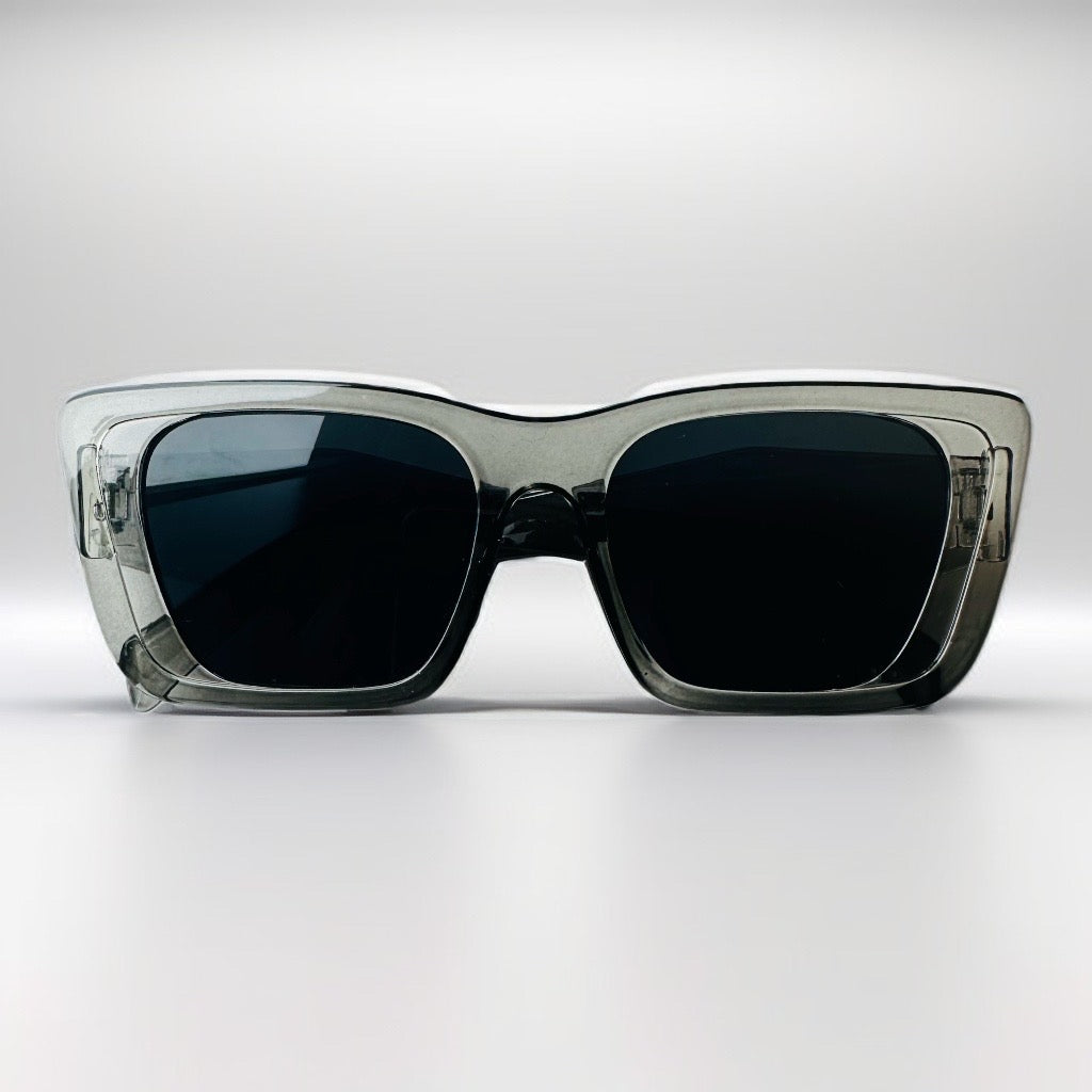 Tiffix Style 11 Sunglasses- Transparent Grey Unisex