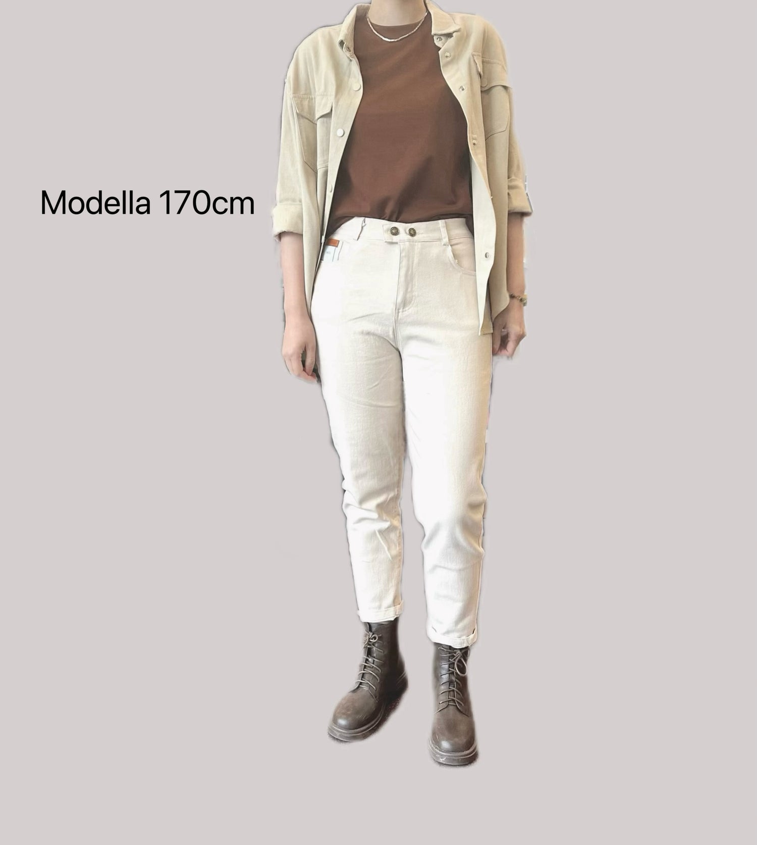 Buttoned Shirt- Light Khaki