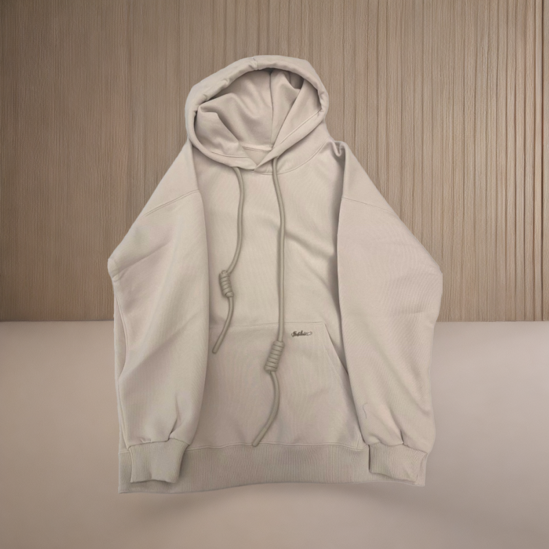 Thick Hoodie- Light Grey