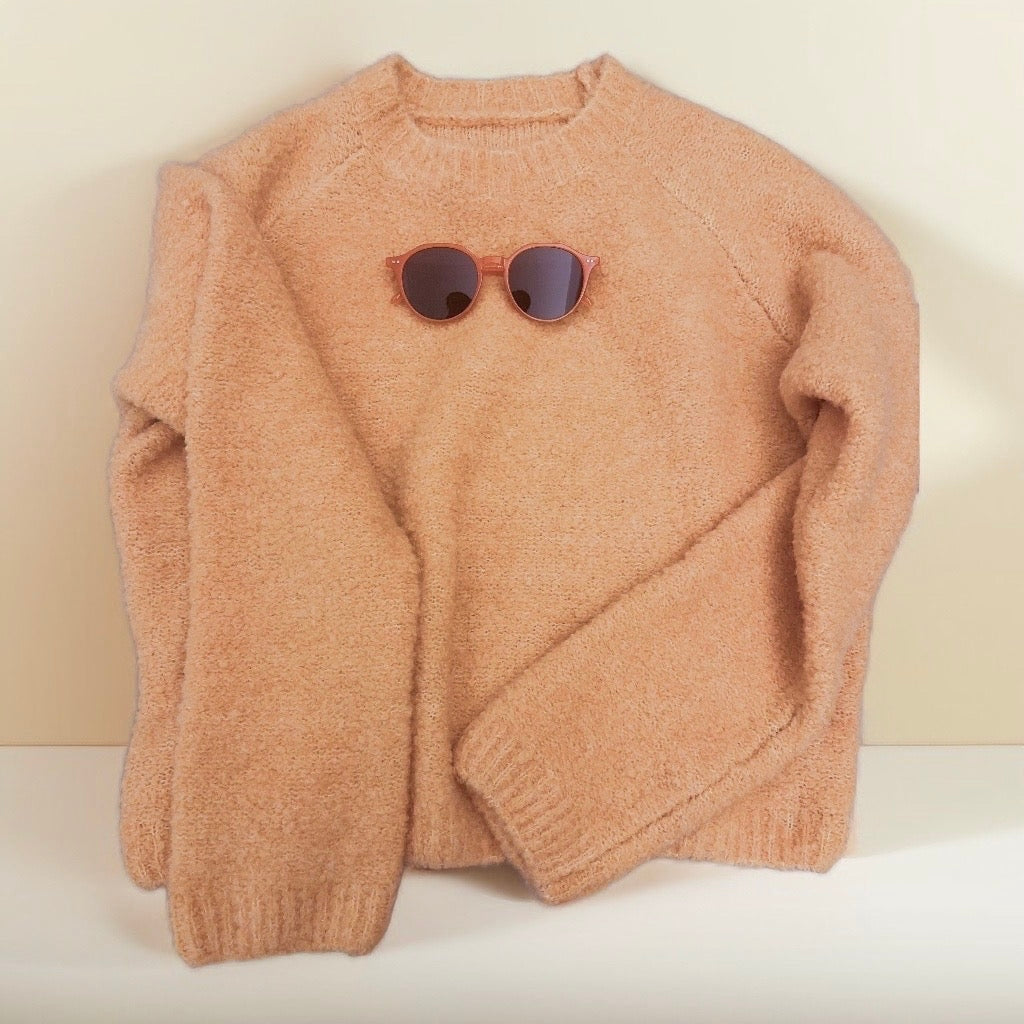 Wool Sweater- Dark Orange