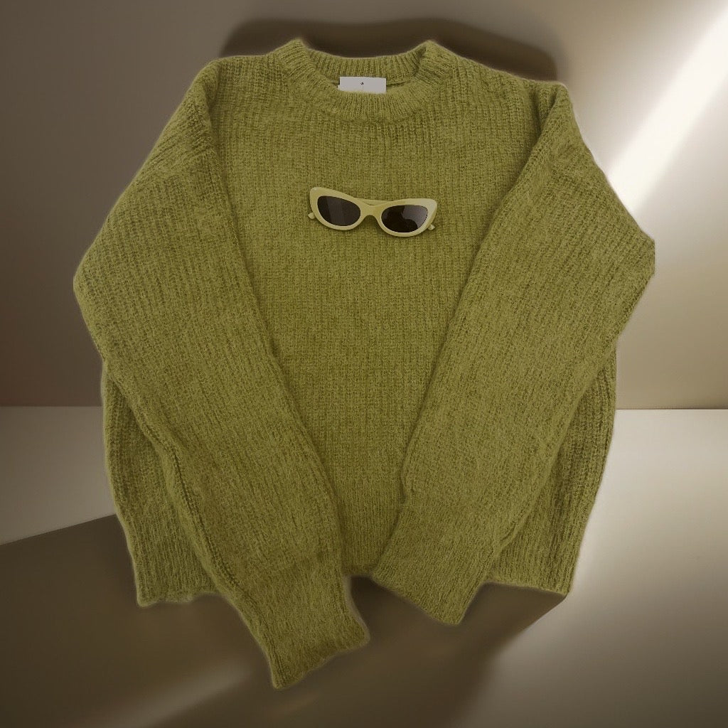 Sweater- Avocado Green