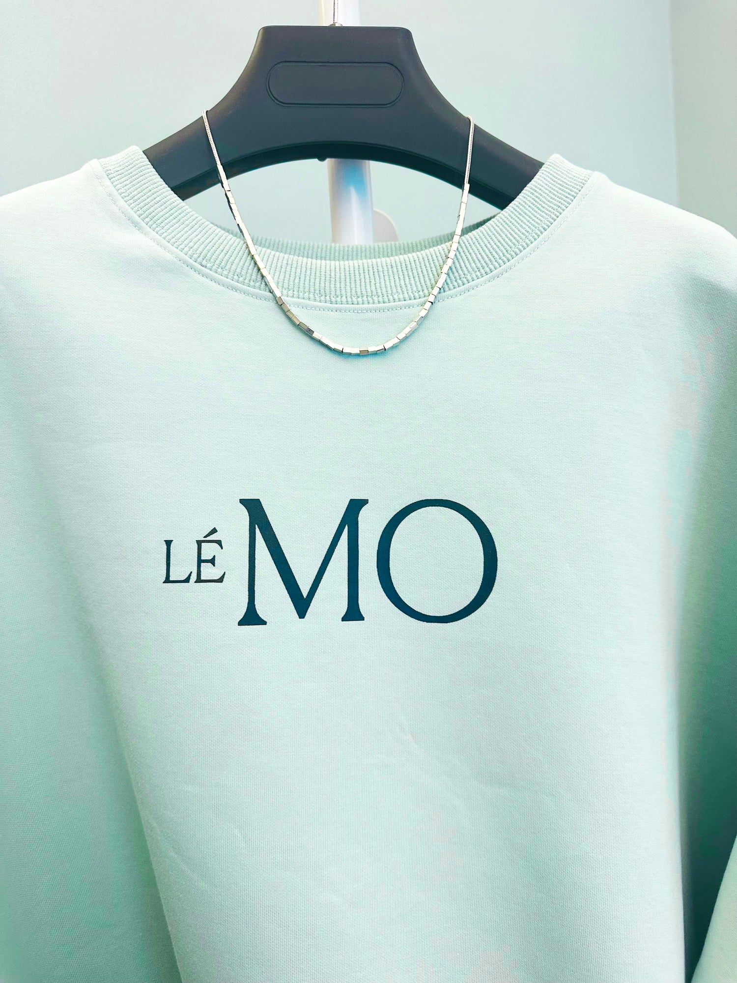 Pull Le-Mo - Sweat-shirt vert menthe