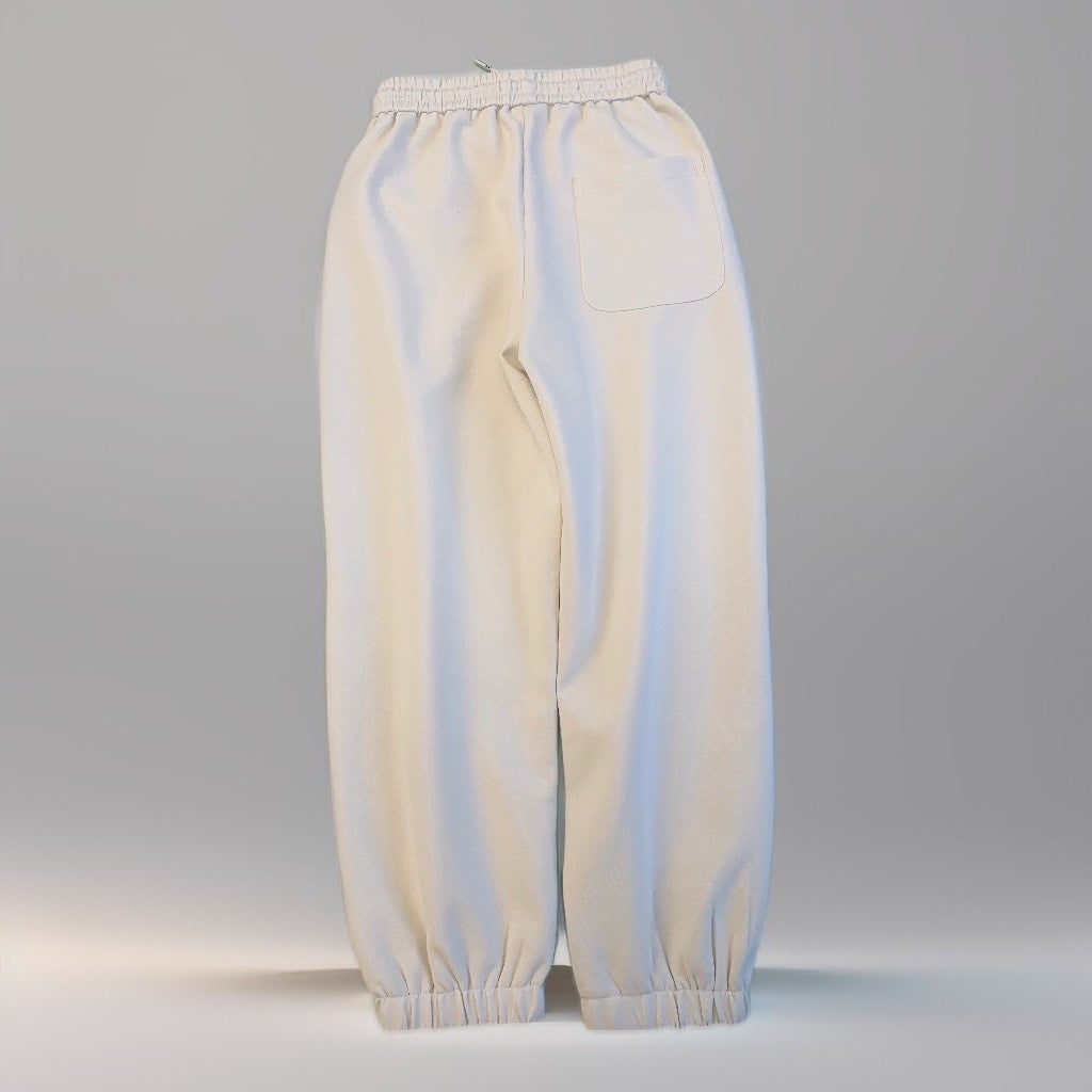 Pantalon Sport - Gris Cassé Blanc