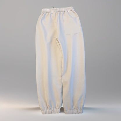 Pantaloni sportivi: grigio sporco bianco