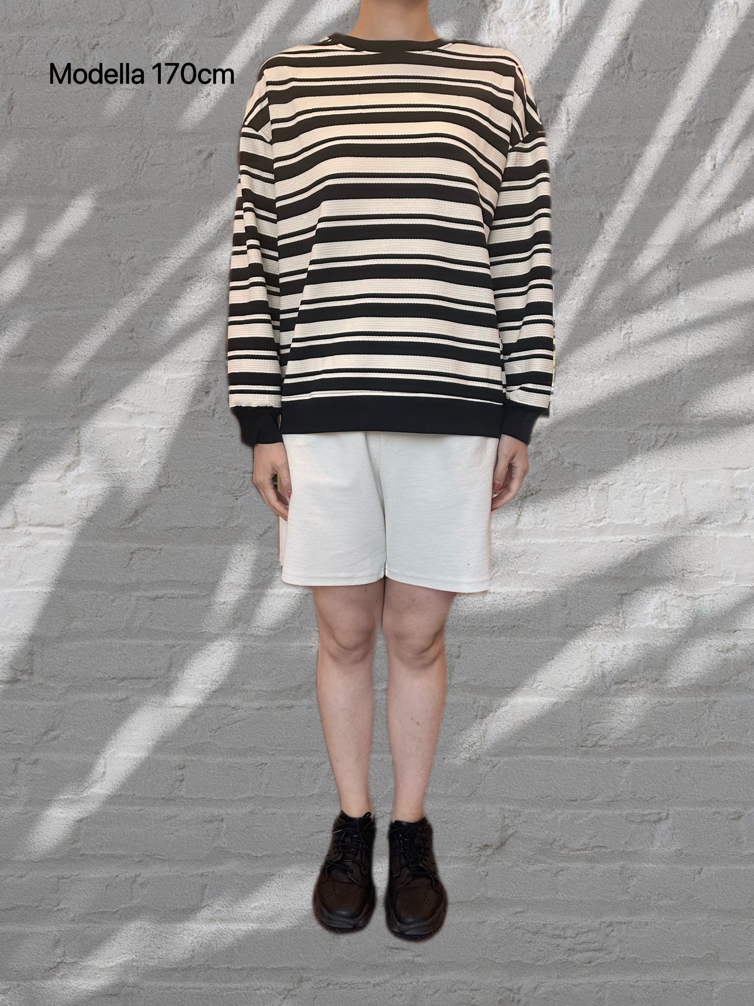 Sweater- Black and White Striped