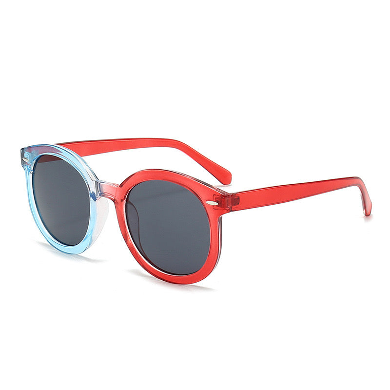 Tiffix Style 33 Dual Colour Sunglasses- Red/Blue